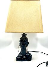 Lampe ceramique noire d'occasion  Salbris
