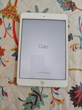 Używany, Apple iPad Mini 1st Generation A1432 Wi-fi Bianco Argento Silver T3 na sprzedaż  Wysyłka do Poland