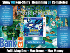 Usado, Autêntico Pokemon Alpha Sapphire desbloqueado todos os 721 itens legais máximos eventos dinheiro comprar usado Usado, Autêntico Pokemon Alpha Sapphire desbloqueado todos os 721 itens legais máximos eventos dinheiro comprar usado  Enviando para Brazil