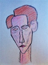 "Cocteau" || 1 de 1 || Matt Zedler Original || Série de Desenho Moderno || $400 comprar usado  Enviando para Brazil