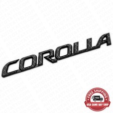 Usado, Toyota Corolla letra porta traseira porta traseira emblema emblema esporte fibra de carbono comprar usado  Enviando para Brazil