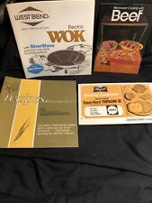 1970s recipes manuals for sale  Ann Arbor