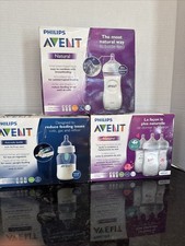 Lote 9 Philips Avent mamadeira natural plástico transparente 4 oz 0+ 1 + 6 meses nova comprar usado  Enviando para Brazil