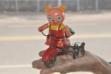 Vintage Vento Up Boy Equitazione Triciclo Plastica & Latta Colorato Toy, Japan? comprar usado  Enviando para Brazil