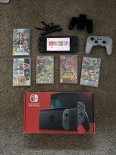 Consola Nintendo Switch con paquete de 5 juegos y accesorios! segunda mano  Embacar hacia Mexico