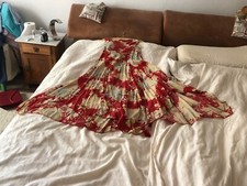 Rotbuntes langes sommerkleid gebraucht kaufen  Frankfurt am Main