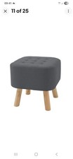 Square footstool upholstered for sale  BRISTOL