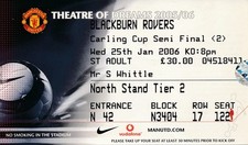 Ticket league cup for sale  LONDON