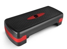 Stepper fitness KAYMAN Kroki do ćwiczeń 70 x 15 x 20 cm czarno-czerwony towar B na sprzedaż  PL