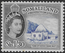 PROTETORADO SOMALILÂNDIA 1953-58. 1s30. MNH.  SG. 145.     (D295) comprar usado PROTETORADO SOMALILÂNDIA 1953-58. 1s30. MNH.  SG. 145.     (D295) comprar usado  Enviando para Brazil