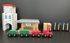 Elc wooden train for sale  LEICESTER