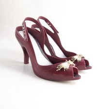 Melissa X Jason Wu Riemen Sandalen Absatzschuhe Weinrot Jelly Damen Eu 41 US 10 comprar usado  Enviando para Brazil
