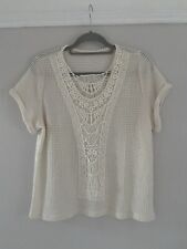 Ladies cream crochet for sale  SUNDERLAND