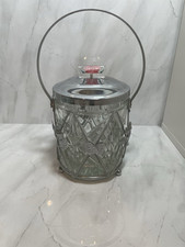 Vintage glass chrome for sale  UK