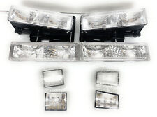 Faro Euro GMC Sierra 1994-1998 Spec D Tuning con luces de esquina y parachoques segunda mano  Embacar hacia Mexico