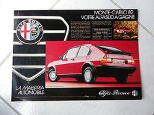 Publicidad Alfa Romeo Alfasud Monte-Carlo 1982 Anuncio Recorte Publicitario comprar usado  Enviando para Brazil