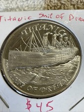 Titanic 1912 Ship Of Dreams 1 oz .999 prata fina redonda  comprar usado  Enviando para Brazil