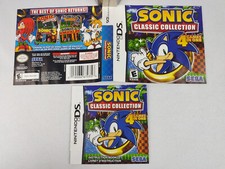 Sonic Classic Collection Nintendo DS arte de portada y reemplazo manual OEM segunda mano  Embacar hacia Mexico