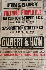 Rare finsbury london for sale  WALSALL
