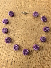 Handmade filzkette lila gebraucht kaufen  Sünching