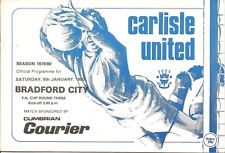 Carlisle united bradford for sale  CARLISLE