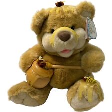 Antigo Kellytoy Abelha Mel Ursinho de Pelúcia Gotejando Pote de Mel Brinquedo de Recheado Macio comprar usado  Enviando para Brazil