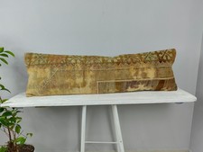 Almofada decorativa vintage Kilim travesseiro lombar 12x40 longa feita de turco comprar usado  Enviando para Brazil