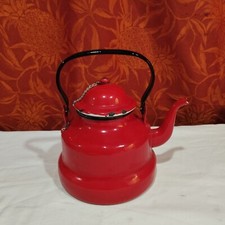 Vintage red enamelled d'occasion  Charenton-du-Cher