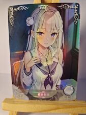 Usado, Emilia | Re:Zero | Anime Waifu | Goddess Story SR-15 Card comprar usado  Enviando para Brazil