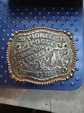 Fivela de cinto prata 2011 Tres Rios Pioneer Posse Champion Stakes Summer Series  comprar usado Fivela de cinto prata 2011 Tres Rios Pioneer Posse Champion Stakes Summer Series  comprar usado  Enviando para Brazil