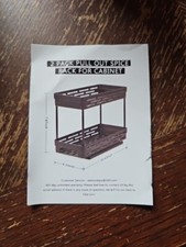 Organizador de rack de especiarias removível para armário durável deslizante 2 camadas suporte de especiarias comprar usado  Enviando para Brazil