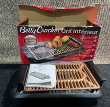 Grelha interna Betty Crocker sem fumaça, 10 x 15 pol revestida de cobre antiaderente BC-4950C comprar usado  Enviando para Brazil