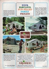 1965 Nimrod Americana Riviera Safari & Pioneer Tenda Trailer Impressão Original Anúncio comprar usado  Enviando para Brazil