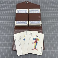 Cartão de baralho retrô original pacote baralho duplo viagem café jogo Mancave Magician comprar usado  Enviando para Brazil