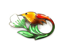 Vintage brosche kolibri gebraucht kaufen  Königsbrunn