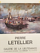 Pierre letellier poster d'occasion  Vanves