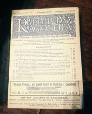 Rivista italiana ragioneria usato  Vitorchiano