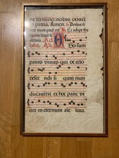 Antiphonar pergament notenblat gebraucht kaufen  Ludwigsburg