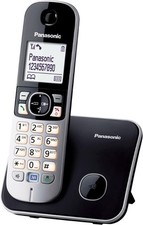 Telefon Panasonic DECT KX-TG6811 srebrny z identyfikacją dzwoniącego towar B, używany na sprzedaż  PL