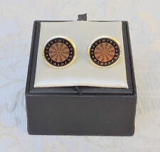 Gemelli vintage Gioco freccette, c1970 Made in England Cufflinks Darts Game comprar usado  Enviando para Brazil