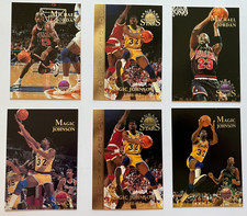 Lote de 222 tarjetas Topps NBA STARS 1996.  2 MJ, 4 Magic's y otros segunda mano  Embacar hacia Mexico