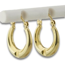 Glänzende gold greolen gebraucht kaufen  Gelsenkirchen