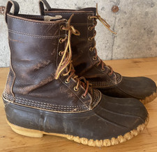 Bean Boots LL Bean Boots couro marrom masculino tamanho 10 EUA comprar usado  Enviando para Brazil