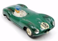 Scalextric Jaguar D Type #18 slot car 1:32 C60 made in France 1960s big head segunda mano  Embacar hacia Mexico