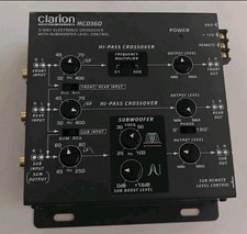 Clarion Mobile Electronics Mcd360 3 vias 6 canais crossover eletrônico comprar usado  Enviando para Brazil