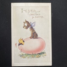 Easter postcard pink for sale  BERKHAMSTED