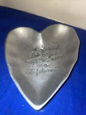 Corazón de aluminio - Baratija Caramelo Plato Cuenco Bandeja Cuchara Descanso - Un amigo como tú..., usado segunda mano  Embacar hacia Argentina