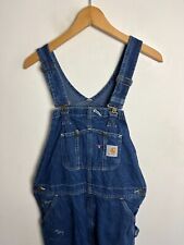 Carhartt denim bib for sale  DERBY