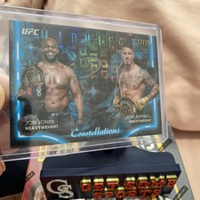 2025 Topps Midnight UFC Blue Pandora Constellations Jon Jones Tom Aspinall 17/25 comprar usado  Enviando para Brazil