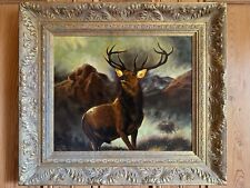 Large oil painting for sale  PITLOCHRY
